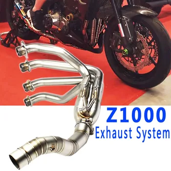 

Z1000 Exhaust Muffler Pipe Motorcycle Full System Middle Link Pipe For Kawasaki 2010 2011 2012 2013 2014 2015 2016 2017 2018
