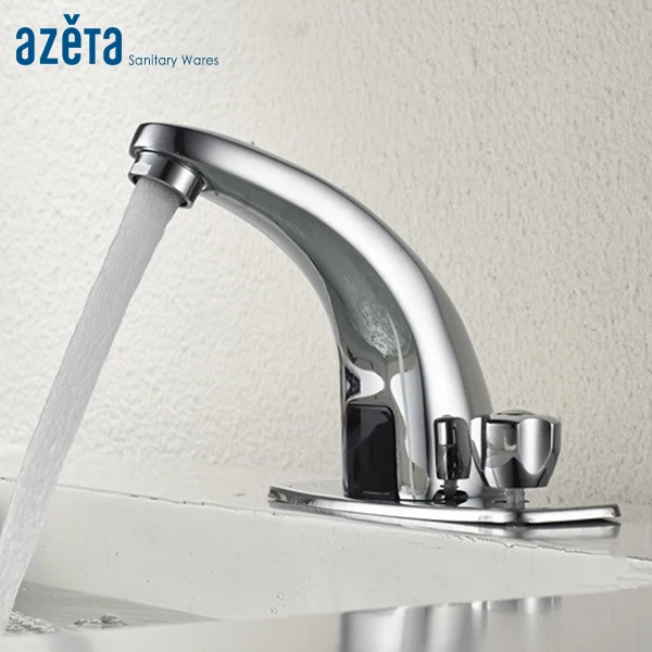 Automatic Touch Hot And Cold Sensor Faucets Bathroom Toilet Inductive