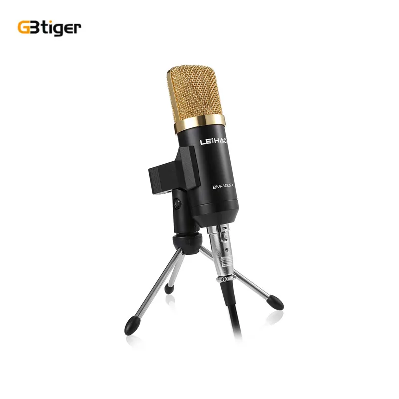 GBTIGER BM 100FX Microphone USB Condenser Sound Recording Microphone