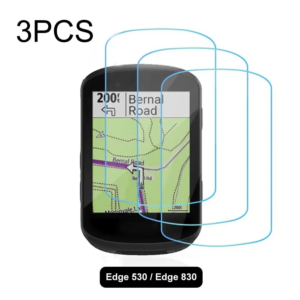 

3PCS Screen Protector For Garmin Edge 530/830 Tempered Film Glass Screen Protectors