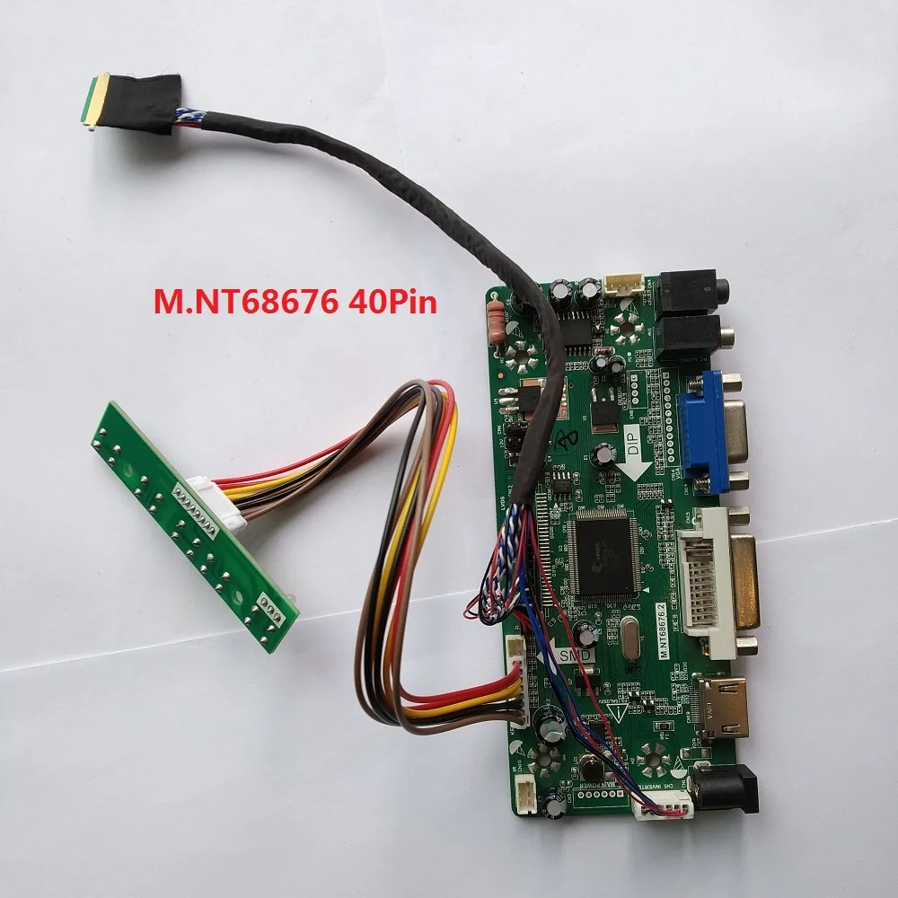 

For B125XW01 V0 VGA HDMI Controller kit 12.5" Panel Screen DVI LVDS LCD LED Driver board monitor Card 1366X768