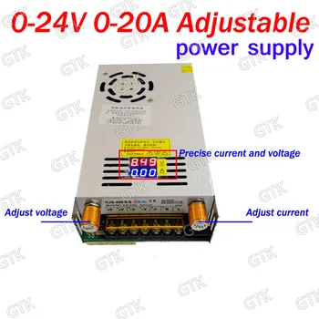 

0-24V 0-20A Current Voltage Adjustable switching Power Supply 480W digital display 14.8v 2.8v 4.2v 10A 20A 15A 12A Power Adapter