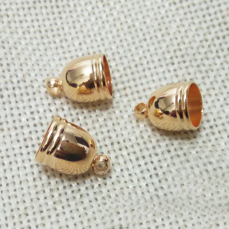 Серьги STENYA с кожаным шнурком и текстурированной петлей круглые Крючки из