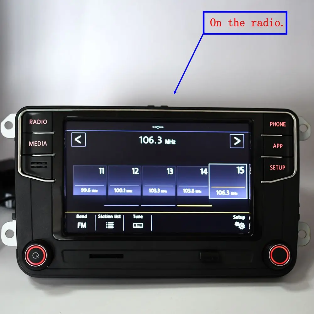 Carplay MQB 6," автомобиль MIB радио Bluetooth для Passat B8 Golf 4.Golf 6 5GG 035 280 D 5GG035280D