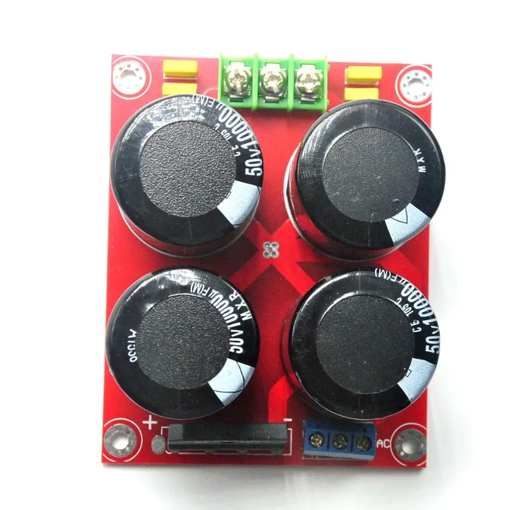 One Pair (2pcs) 4x10000uF Capacitor Rectifier Power Supply Amplifier Board LM3886 TDA7293 TDA7294 One Pair (2pcs) 4x10000uF Capacitor Rectifier Power Supply Amplifier Board LM3886 TDA7293 TDA7294