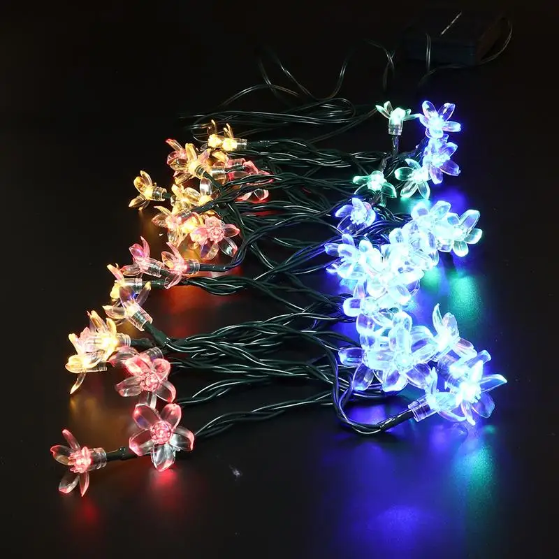 Amazon Com Enlosar Flower Lights Outdoor