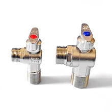 1 шт. водонагреватель G1/" 3/4" из чистой меди холодной/горячей воды газовый клапан на бретелях небольшой насос предохранительный клапан водонагревателя треугольный клапан