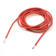 14AWG высокотемпературные красные силиконовые провода длиной 2 м