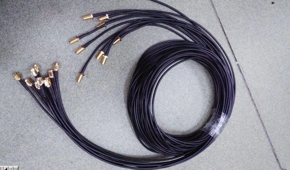 

1PCS SMA Male Plug To SMA Female Jack Coaxial Pigtail cable Adapter Connector 300CM/3M RG174