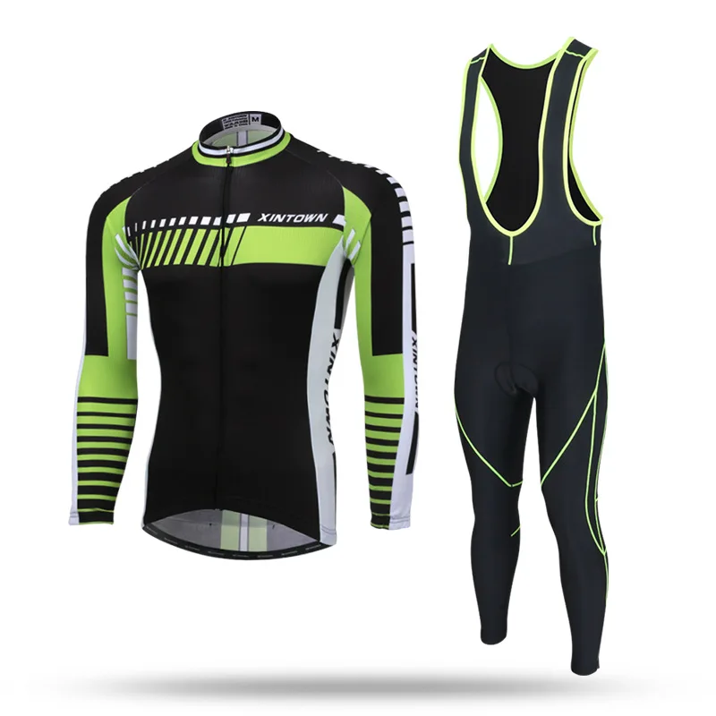 2018 New Arrival Cycling Bib Sets Men Women Winter Bicycle Clothes S M L XL 2XL 3XL GEL Long