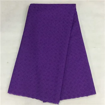 

African Swiss Voile Lace High Quality 100% Cotton Lace Fabric Free Shipping