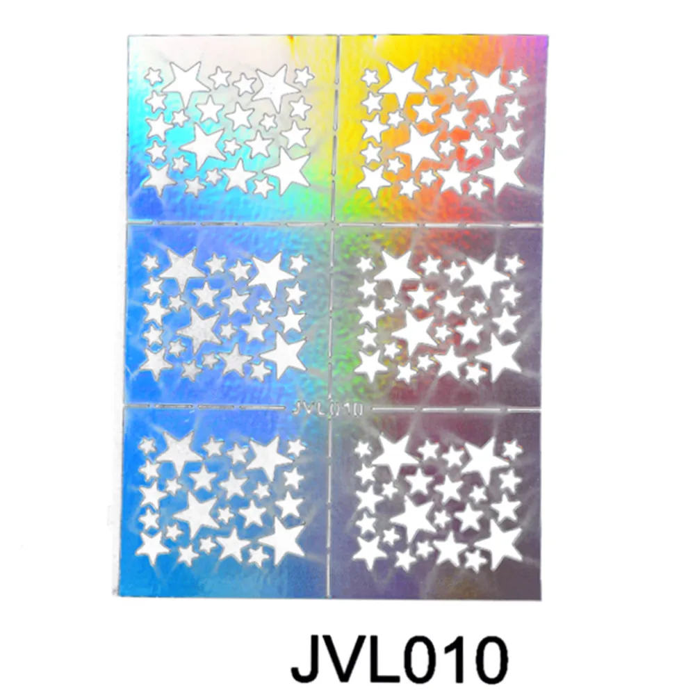 Ногтей полые наклейки-трафарет руководство по переводу шаблон различные конструкции маникюр Лак для ногтей искусство украшения двойного назначения# pl032 - Цвет: 10