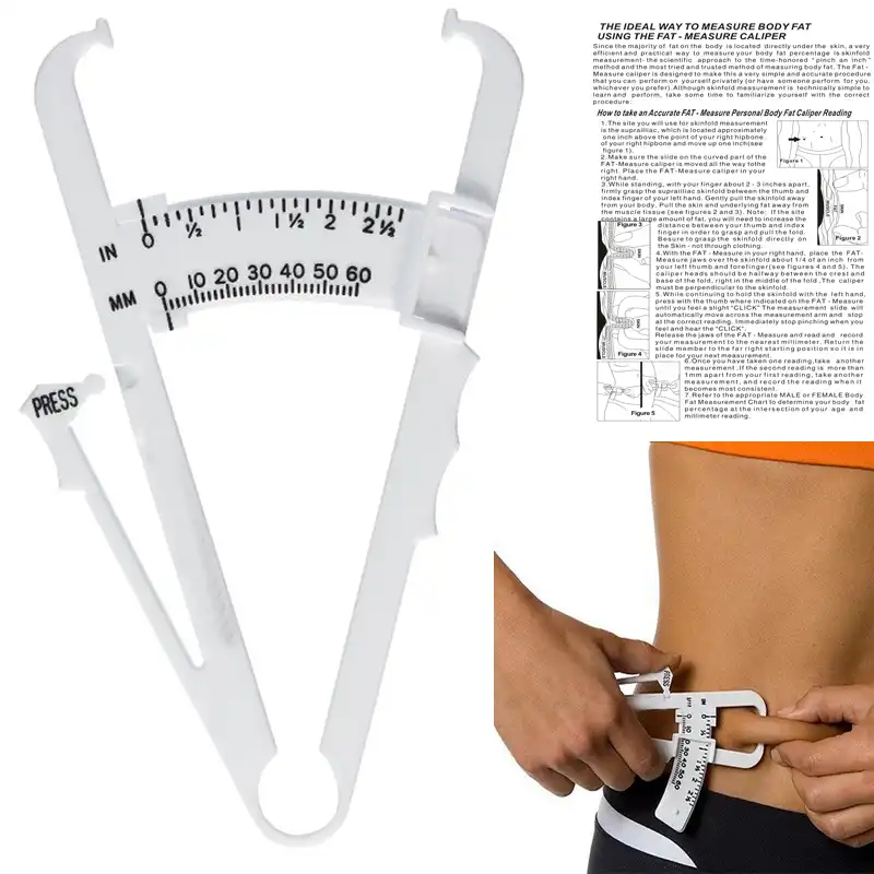 Body Fat Caliper Measurement Chart