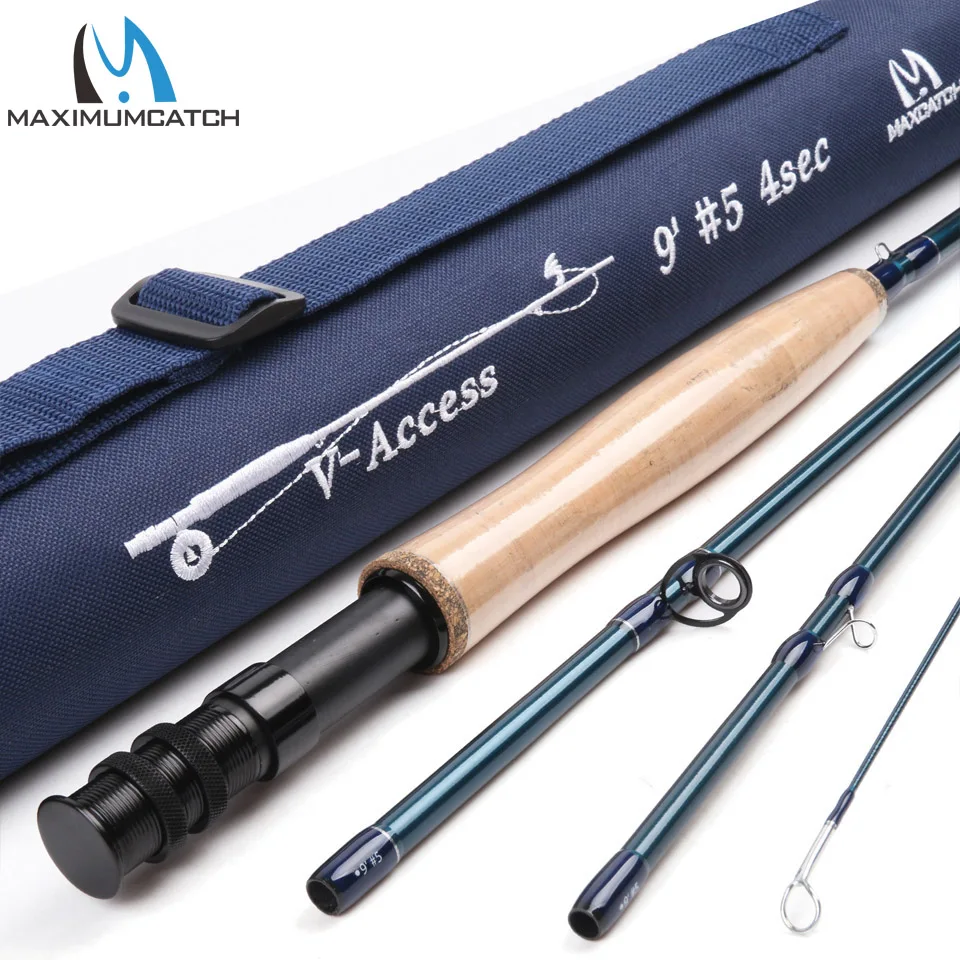 US $53.00 Maximumcatch 34567891012 Fly Fishing Rod Fly Fishing Rod Fast Action With Cordura Tube Carbon Fly Rod