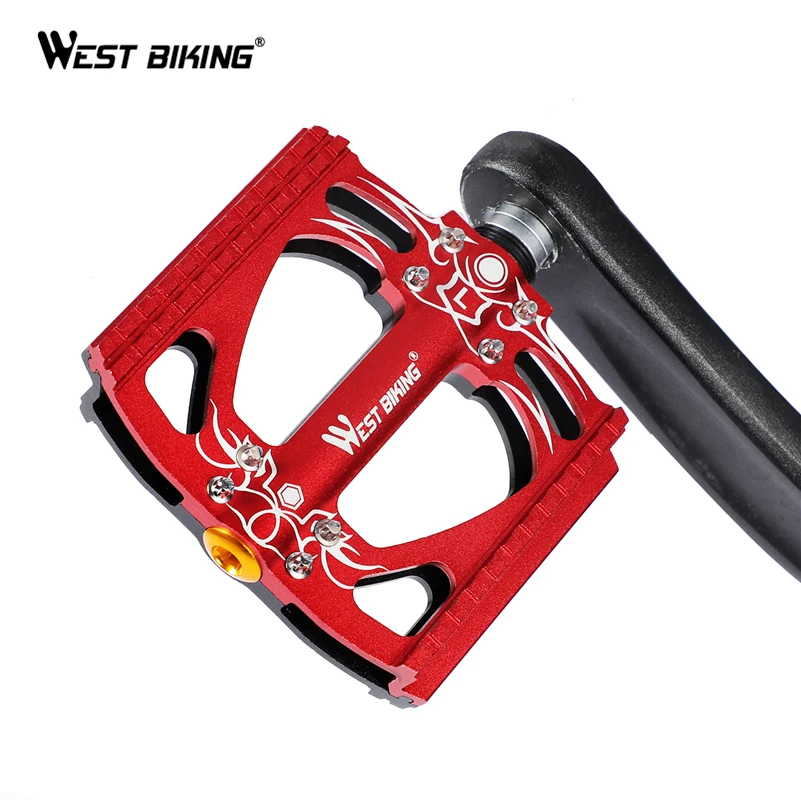 WEST BIKING велосипедные педали анти скольжение Алюминий сплав Mounta MTB дорожный
