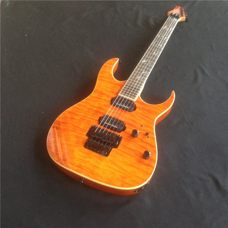 

Hot sales right handed electric guitar with black bridge and 6 strings for beginner