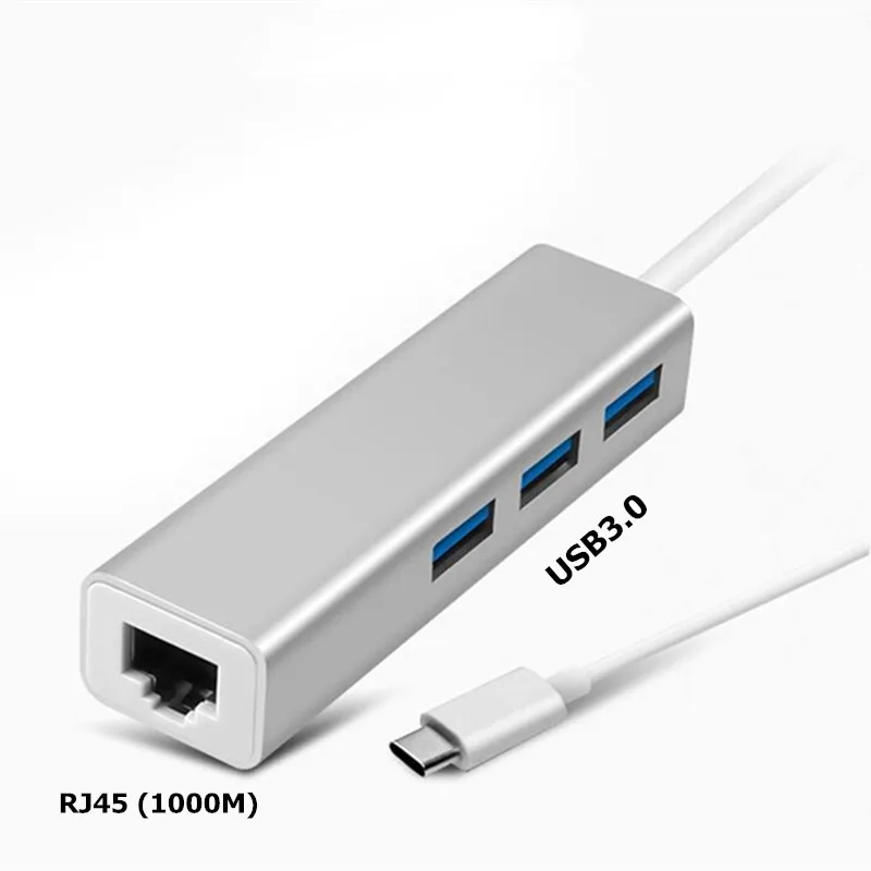 Rankman USB C type C для локальной сети USB 3,1 для Ethernet RJ45 адаптер USB 2,0 3,0 концентратор 100/1000 м для Macbook Chromebook