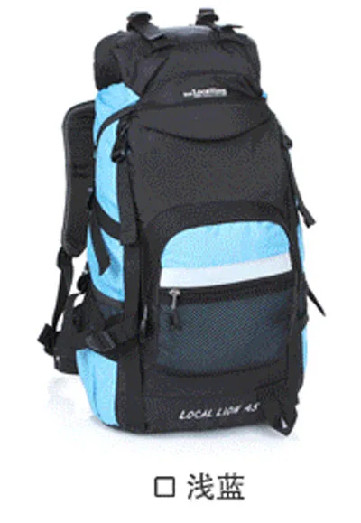 Мужской женский альпинистский туристический рюкзак, спортивный рюкзак для путешествий, походный рюкзак, 45л, водонепроницаемый женский рюкзак для кемпинга - Цвет: Color 4