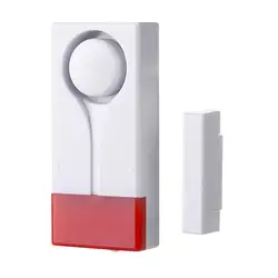 Противоугонный домашний пульт дистанционного управления звуковая световая дверь магнитная вибрационная сигнализация для домашнего
