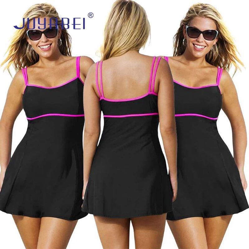 JUYABEI Two Pieces Swimsuit Women Plus Size M-5XL Swimwear Tankini Black Large Size Bikinis Ladies Summer Big Size Bathing Suit plus-size-black-swimsuit : image JUYABEI Two Pieces Swimsuit Women Plus Size M-5XL Swimwear Tankini Black Large Size Bikinis Ladies Summer Big Size Bathing Suit plus-size-black-swimsuit