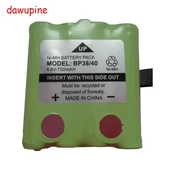 

dawupine 10PCS 4.8V 700MAH NI-MH Battery For Uniden BP-38 BP-40 BT-537 GMR radio FOR MOTOROLA interphone interco walkie-talkie