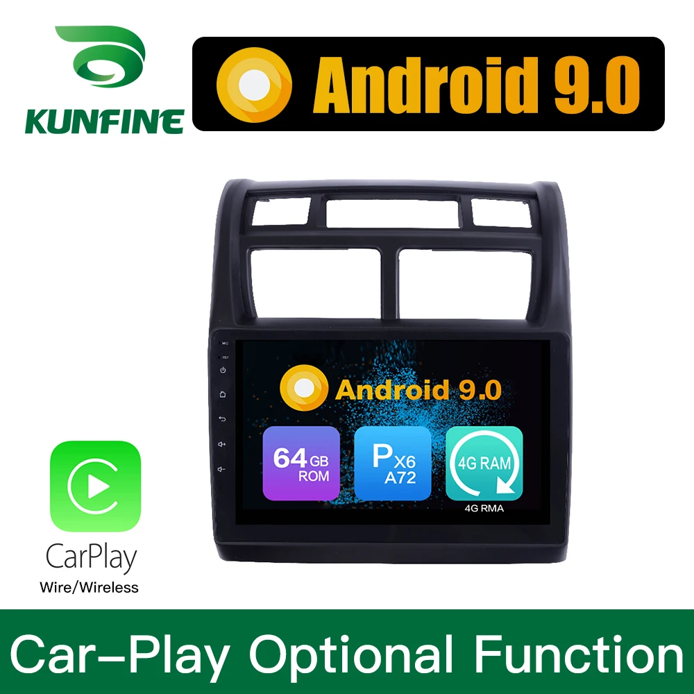 Android 9 0 Ram 4G Rom 64G PX6 Cortex A72 автомобильный DVD GPS Мультимедийный проигрыватель стерео