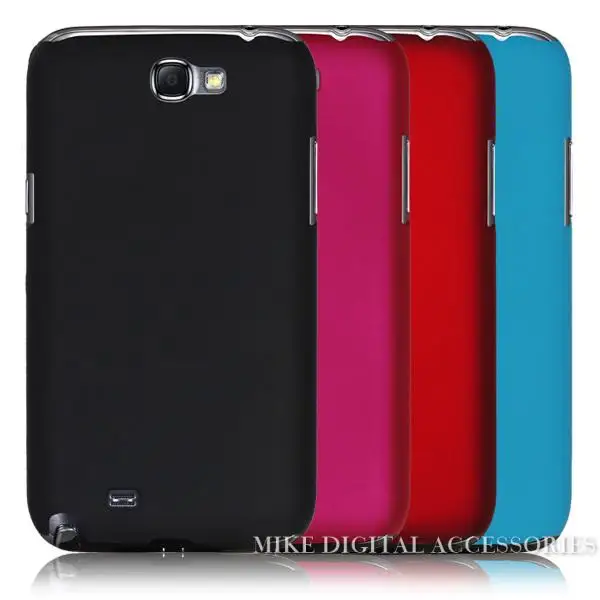 

New HighQuality MultiColors Luxury Rubberized Matte Hard Phone Case Cover For Samsung Note2 N7100 Free Shipping