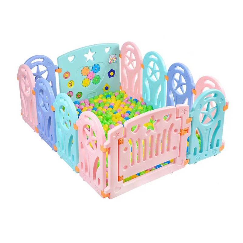 Baby Playpen Plastic Fence Safety Protector Kids Safety Barriers Fencing For Children Indoor Game Play Yard Playpen Baby Fence Baby Playpen Plastic Fence Safety Protector Kids Safety Barriers Fencing For Children Indoor Game Play Yard Playpen Baby Fence
