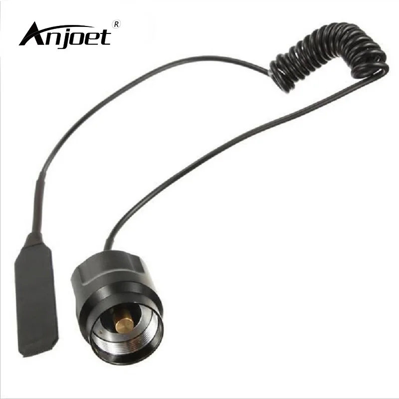 

ANJOET Control tactical flashlight Rat tail switch Extension cord Remote Pressure Switch For Torch C8/C2 CREE Q5/R5/T6