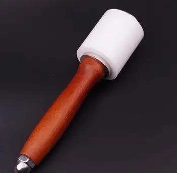 

21CM DIY Handmade Leather Carving Hammer Print Leather Carving Hand Tool