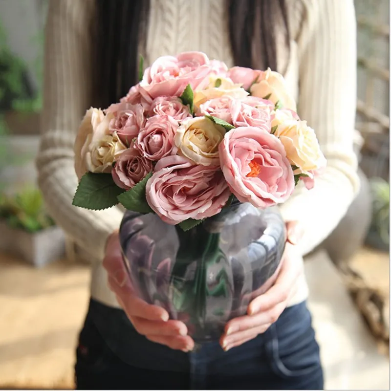 lu lotus wedding celebration bouquet of flowers imitation flower Free