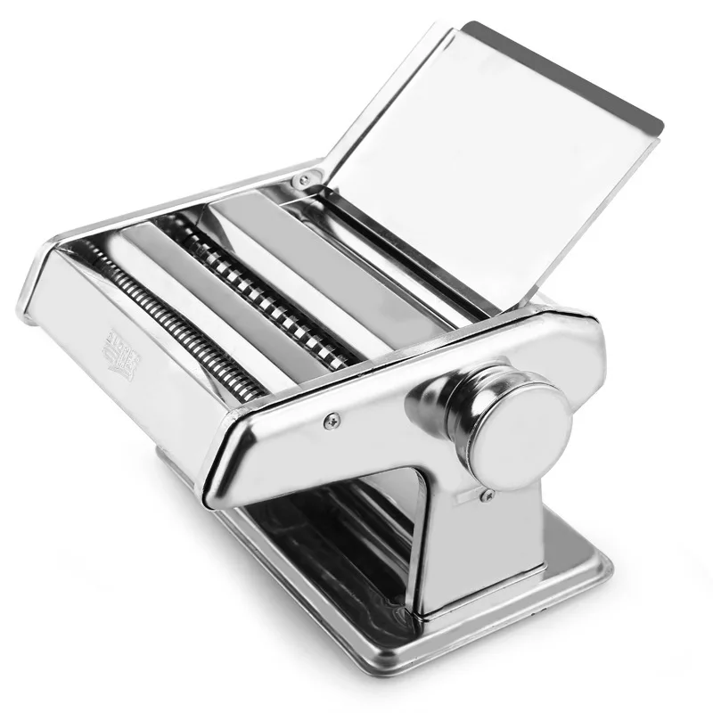 

Small Household Pasta Machine Two Knives Multi-Kinetic Energy Manual Noodle Machine Stainless Steel Household Kitchen Tools