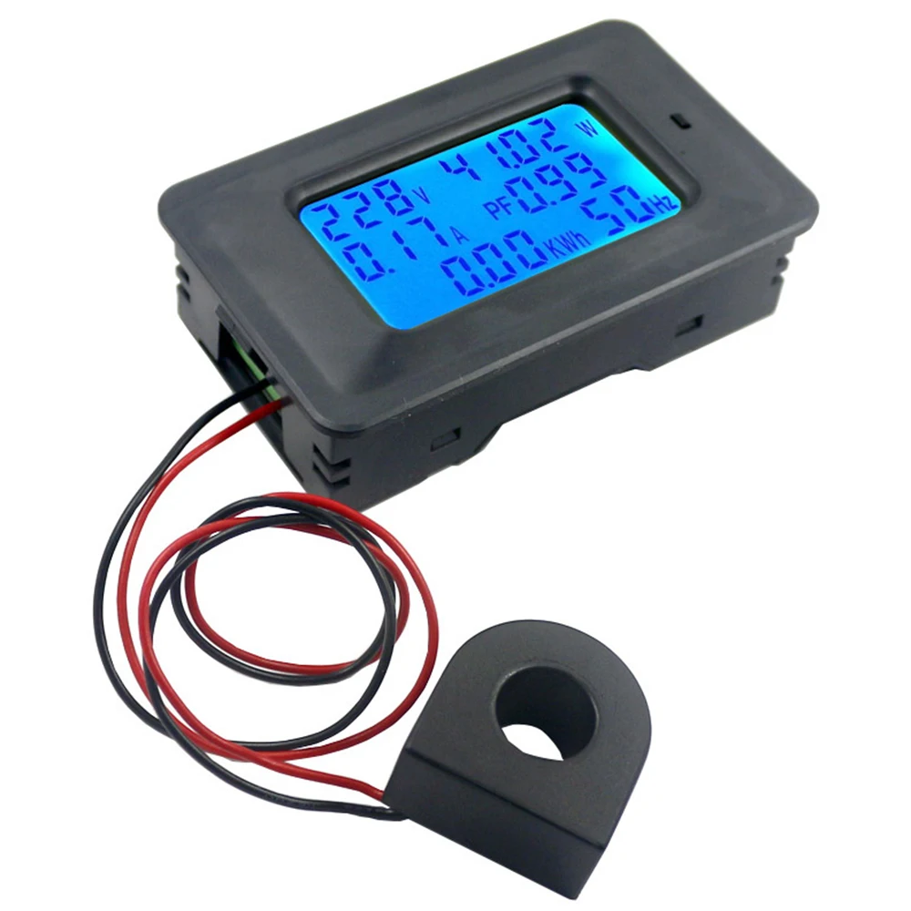 

LCD Digital Voltage Meter Watt Tester Detector Indicator 5KW Power Factor Energy Frequency Meters Voltmeter Ammeter Current Amps