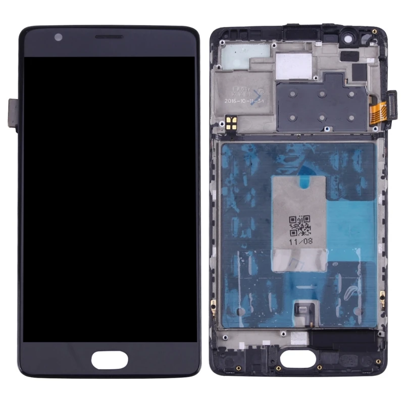 

High Quality LCD Screen and Digitizer Full Assembly Lcd Replacement Glass For OnePlus 3 / A3003 with Frame