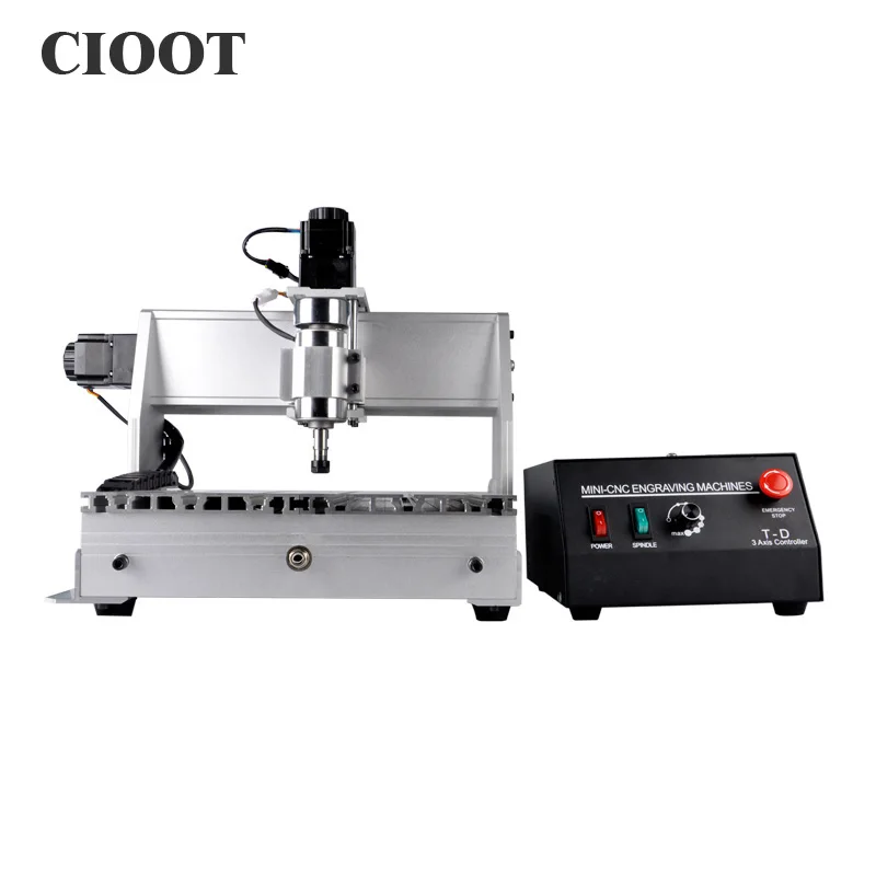 Buy 3040 Three Axis CNC Router Engraving Machine Ballscrew Mini Engraver