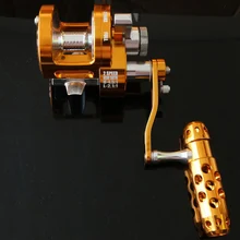 Новая полностью Металлическая катушка для джигинга 2 скорости 4,5: 1: 1/2. 1:1 катушка для троллинговой рыбалки 30 кг мощная катушка для глубоководной морской лодки