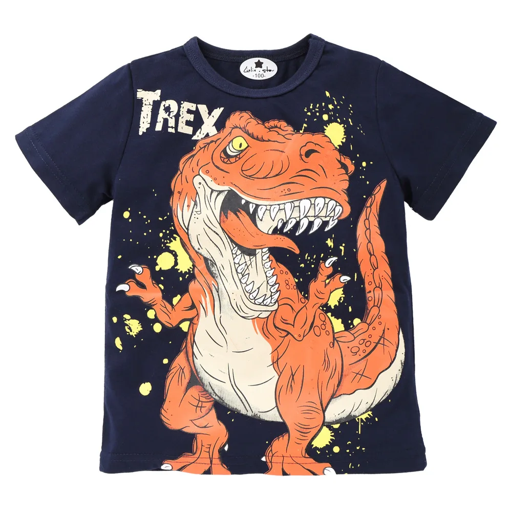 

Dinosaurs Print Boys Girls Hoodies Spring Autumn Outerwear Kids Hooded Sweatshirt Boy Clothes Children Long Sleeve Pullover Tops
