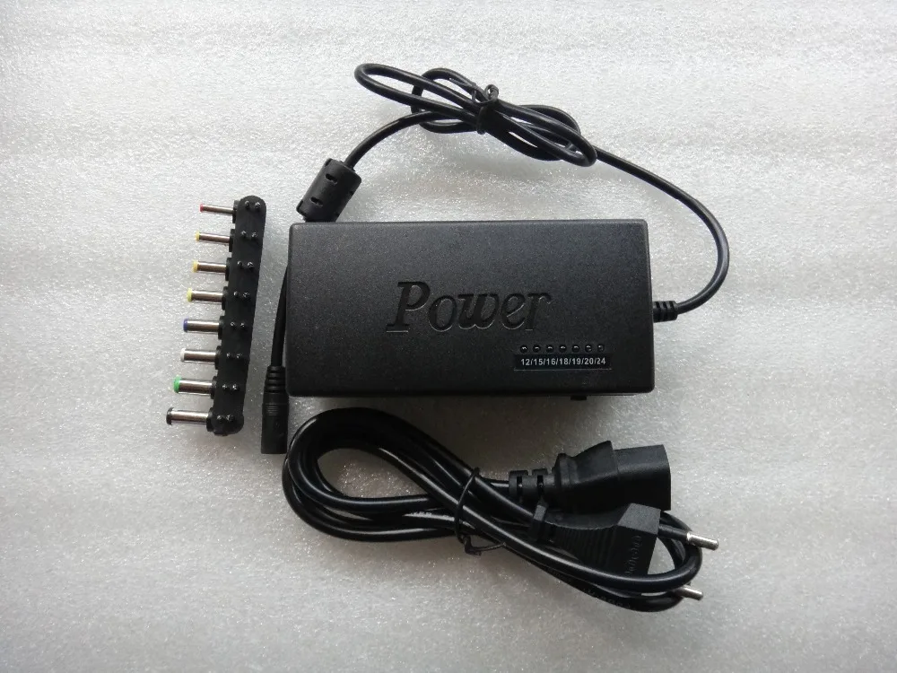DC 12 V/15 V/16 V/18 V/19 V/20 V/24 V 4-5A 96W Ноутбук AC универсальный адаптер питания зарядное
