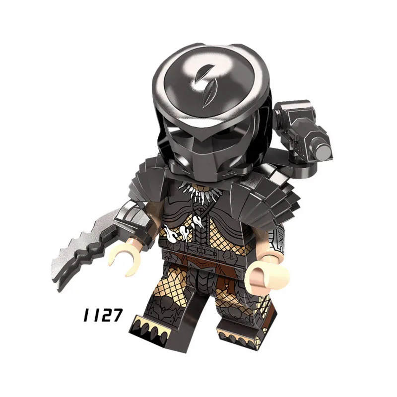 

Single Sale Super Heroes Star Wars 1127 Predator Model Mini Building Blocks Figure Brick Toy kids gift Compatible Legoed Ninjaed