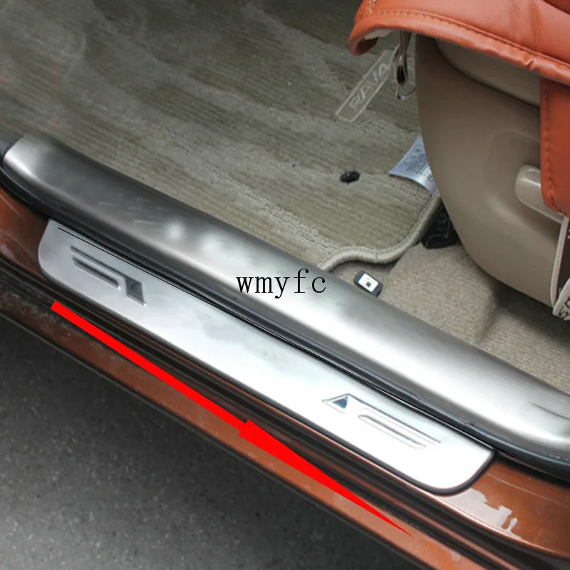 Педали из нержавеющей стали для Toyota RAV4 RAV 4 с порогом подходят автомобилей Rav4