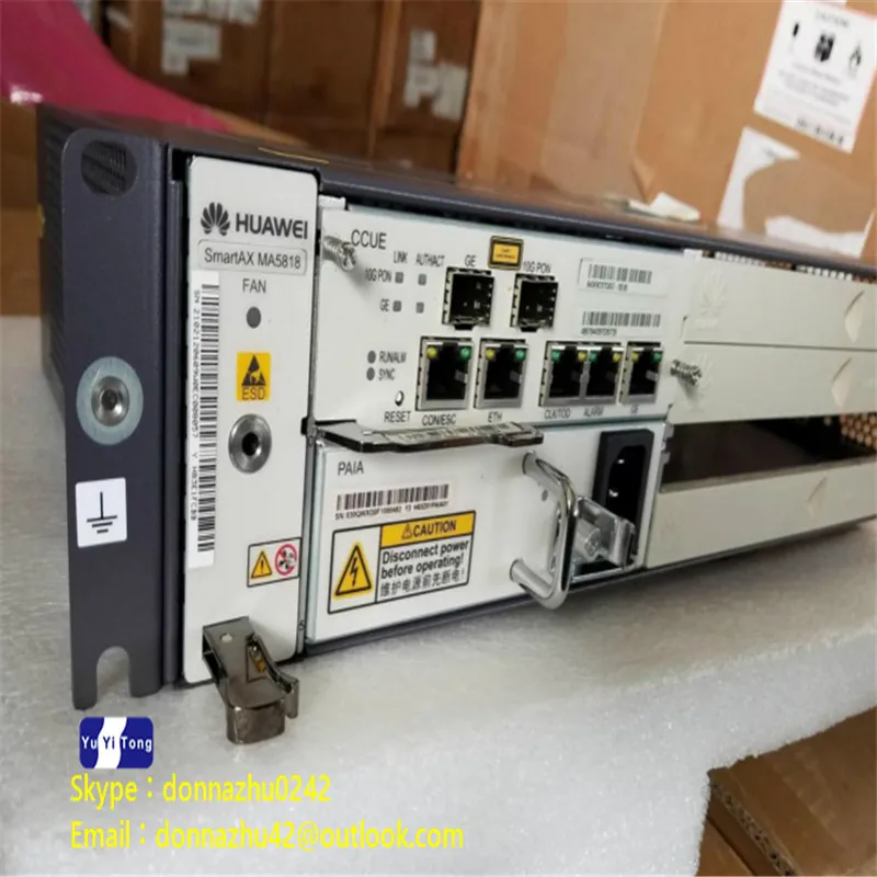 

huawei 10G GPON ONU IP DSLAM MA5818 with control board provide VDSL2 ADSL2+ SHDSL ports