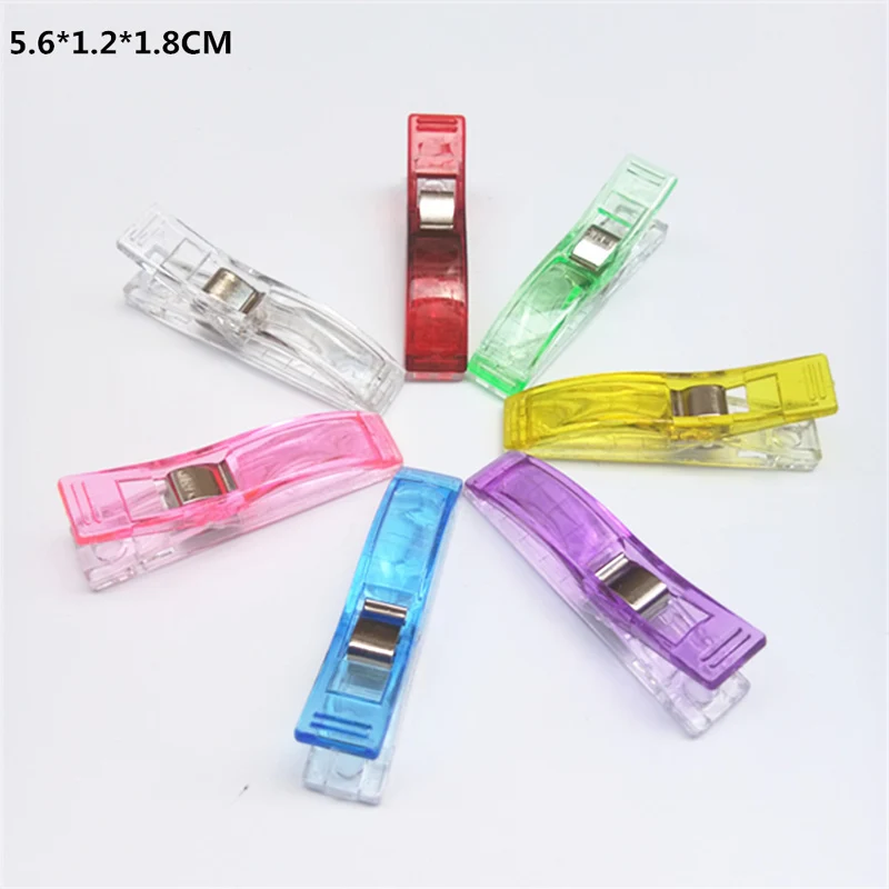 Fabric Wonder Clips Clamps Holder Quilting Cloth Sewing Plastic Craft DIY Big Sizein Sewing
