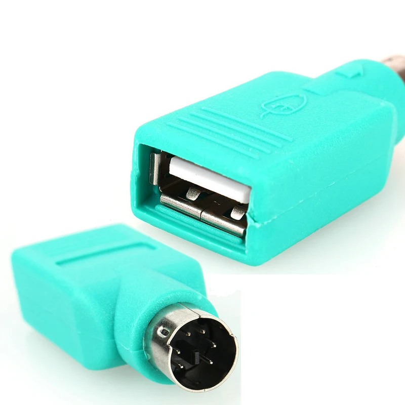 USB-Female-to-PS2-PS-2-Nam-Bộ chuyển đổi-Bộ điều hợp-Dành cho-USB-Bàn phím-USB-Chuột-Chuột-Kết nối