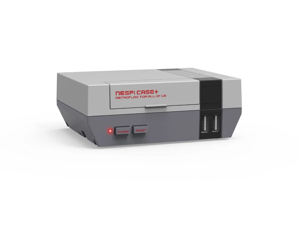Retroflag NESPi чехол плюс (+) с функциональной кнопкой питания и безопасное отключение для Raspberry Pi 3 Model B, B +, Pi 2 Модель