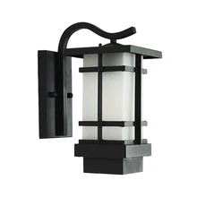 Nihon водонепроницаемые настенные светильники, алюминиевые японское Искусство ретро, молочный стеклянный абажур, солнечный мягкий светильник ночью, крыльцо балкон дверной проем