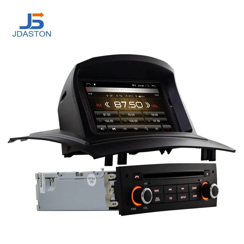JDASTON Android 9,1 reproductor Multimedia para auto RENAULT Megane Fluence 2002-2008 WIFI GPS navegación 1 Din Car Radio estéreo DVD SD