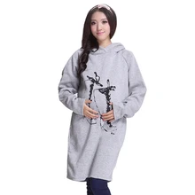 Warm winter hooded outerwear and coat for pregnant women font b maternity b font font b