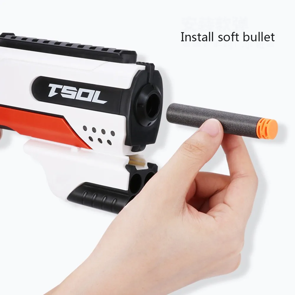 Забавный детский мягкий пистолет пуля игрушечный для Nerf игрушечное оружие