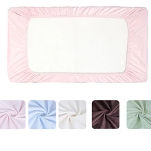 Плюшевая мягкая простыня детская кроватка/корзина/наматрасник популярные детские постельные принадлежности