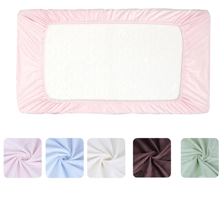 Plush soft Fitted Sheet Nursery Baby Crib / Basket/ Mattress Cover Popular baby bedding